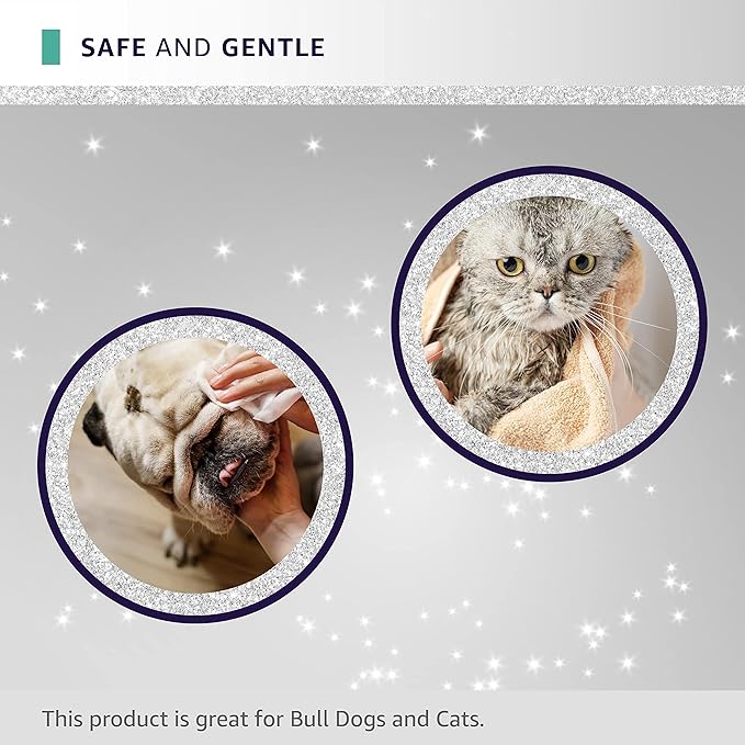 Hydra Professional Face and Eye Cleaner for Dogs and Cats, No-Rinse Pet Cleaner for All Breeds and Coat Types