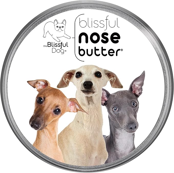 The Blissful Dog Italian Greyhound Unscented Nose Butter - Dog Nose Butter, 8 Ounce