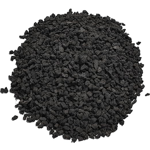 5lbs Small Lava Rocks for Plants Drainage, 1/5 Inch Black Gravel Mulch for House Plants, Succulent Rocks Pebbles for Planters,Cactus, Bonsai Tree, Pure Volcanic Rocks, Top-Dressing