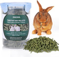 Timothy Hay Pellets 28oz (4 * 7 oz) - 100% Timothy Premium Nutrition Pellet for Tortoise, Rabbits 28 oz