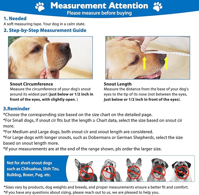 Mayerzon Dog Muzzle, Breathable Basket Muzzles for Small, Medium, Large and X-Large Aggressive Dogs Beagle German Shepherd Doberman, Cage Mouth Guard Stop Biting Chewing for Grooming Training