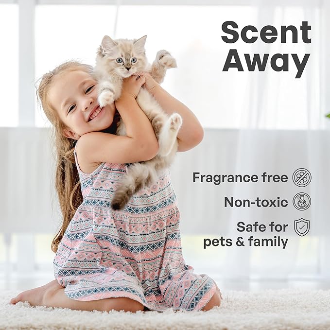 Cat Litter Deodorizer | Litter Box Odor Eliminator | Fragrance-Free with Active Carbon | Eliminates Cat Odors and Smells to Keep Your Home Fresh and Clean (25 LBs)