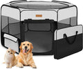 Dog Playpen, Portable Pet Play Pen for Cat, Puppies, Rabbits, Chickens, Foldable Large-Capacity Pet Tent for Indoor/Outdoor Travel Camping