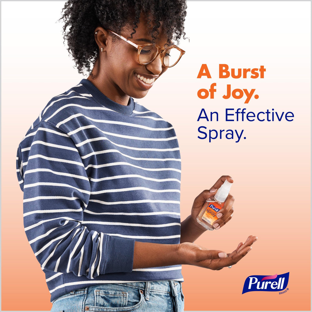 PURELL Hand Sanitizer Spray, Infused with Essential Oils, Scented Variety Pack, 2 fl oz Travel-Size Bottle (Pack of 6) - 2026-04-ECMP