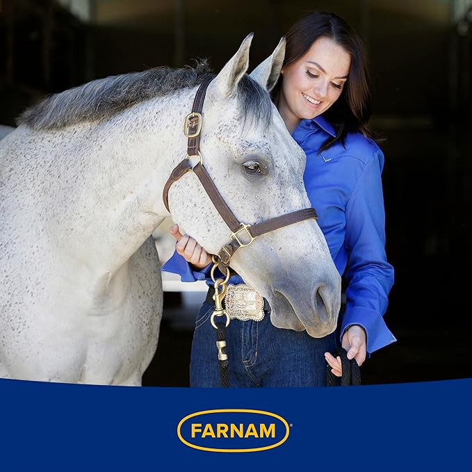 Farnam Endure Sweat-Resistant Fly Spray for Horses, Lasts Up to 14 Days, Protects Against Flies, Gnats, Mosquitoes, Ticks & Lice, 32 oz.
