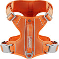 BARKBAY Dog Harness No Pull with ID Tag Pocket - Heavy Duty, Reflective, Easy Control for Large Dogs(Orange,L)