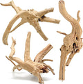 WDEFUN Natural Spiderwood for Aquarium Decor 3-Piece 7''-11'' Long Natural Driftwood Branches for Fish Tank Decorations