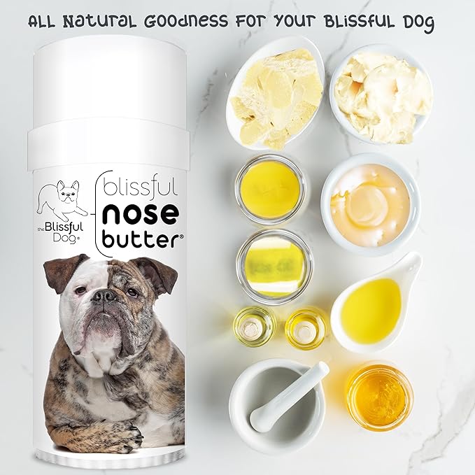 The Blissful Dog Olde English Bulldogge Unscented Nose Butter - Dog Nose Butter, 2 Ounce