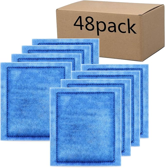 48 Pack Aquarium Rite-Size C Filter Cartridges Compatible with PRO Power Filters 275/375, Power Filters 200/350