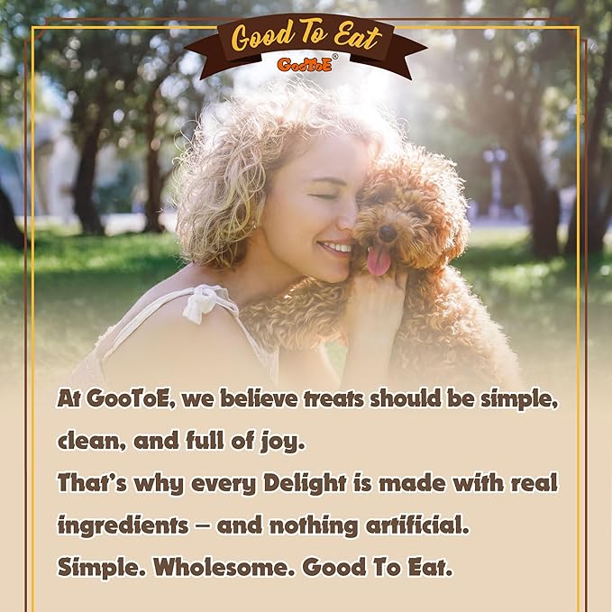 Gootoe Chicken Dog Treats – Chicken Roll 12oz – All Natural, Grain-Free, Low Fat, Premium Training Chews, Healthy & Easily Digestible