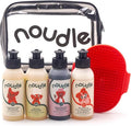 Pets - Gift Set with Travel Bag and Scrubber, Moisturizing and Gentle All Natural pet Shampoos with Aloe and Oatmeal