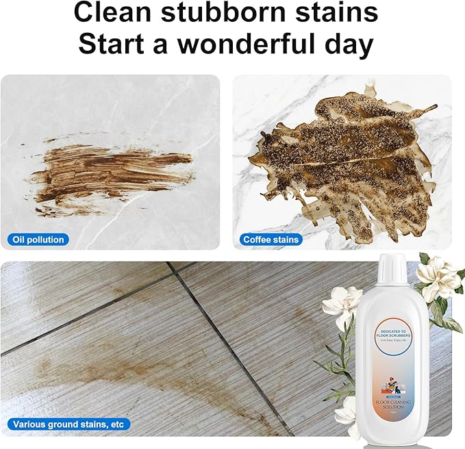 Floor Cleaning Solution Compatible With Tineco , Deep Cleans for Multiple Hard Floors, Suitable With All Robot Vacuums with Mopping and Cordless Wet/Dry Vacuum Mop Cleaner (Fresh Ocean 1 Bottle)
