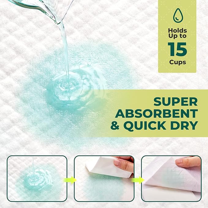 Cat Pads Refills for Tidy Cats Breeze Litter System - Super Absorbent 6-Layer Pads for Odor Control, Lavender Scented - 16.9" x 11.4" - Pack of 20 Litter Box Replacement Pads