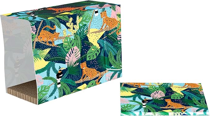 Kitty City Paper Bag Scratchers for Cats, Jungle Paper Bag 2-Pack
