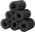 AQUANEAT 6-Pack Pre-Filter Sponge for Aquarium Shrimp Fry Fish Tank Filter 0.8” Intake, Replacement Foam Cover