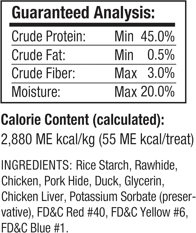 Good'n'Fun Triple Flavored Rawhide Kabobs for Dogs, 2 Pack, 4 oz