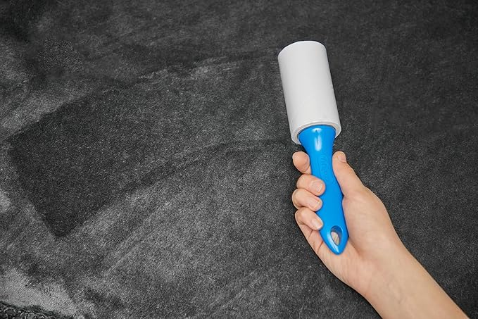 PetLovers Extra Sticky Lint Roller Mega Value Set for Pet Hair Removal, Dog and Cat Lint Remover (8 Pack Refills)