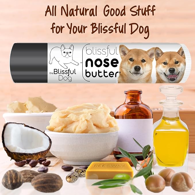 The Blissful Dog Shiba Inu Unscented Nose Butter, 0.15-Ounce