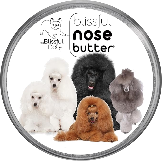 The Blissful Dog Poodle Unscented Nose Butter - Dog Nose Butter, 4 Ounce