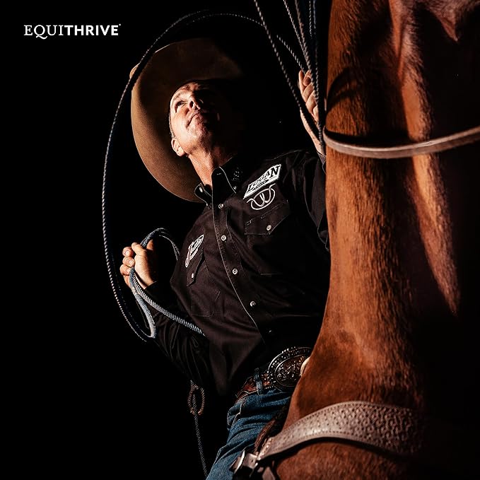 Equithrive Original Joint Supplement Powder with Resveratrol and Hyaluronic Acid for Horses, Equine Care, 8 lbs