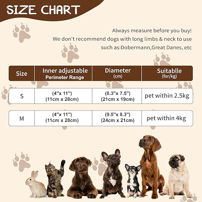 Adjustable Cat Collar Soft to Stop Licking After Surgery for Kitten, Alternative to Cone of Shame, Donut Cone for Cats, Pet Elizabethan Collar (Cow, Medium)