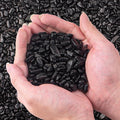 0.88 Lb Black Obsidian Natural Tumbled Healing Crystal Chips Bulk, Aquarium Gravel Rocks Stones Pebbles Fish Tank Marbles for Aquarium, Vase Fillers, Succulent Plants Decor