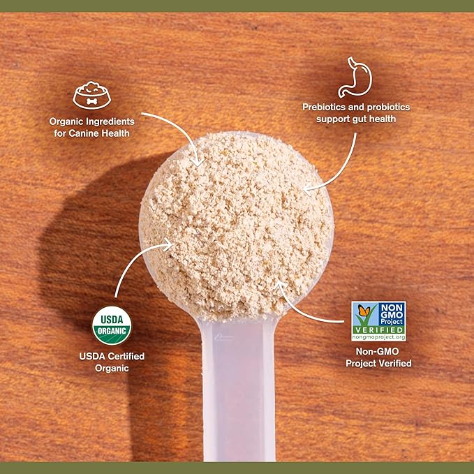 Super Gut Biotics Canine Digestive Supplement,Probiotics, Prebiotics, Supports Healthy Digestion, Immune System Function and Gut Flora by Katherine Heigl (30 Scoops)