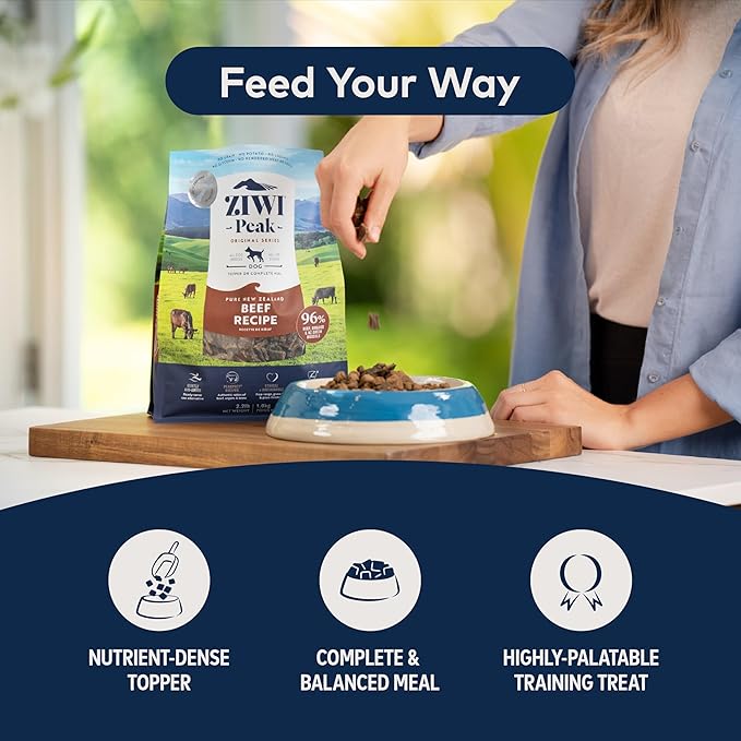 ZIWI Peak Air-Dried Dog Food – Chicken - All Natural, High Protein, Grain Free, Limited Ingredient w/Superfoods (3.5oz)