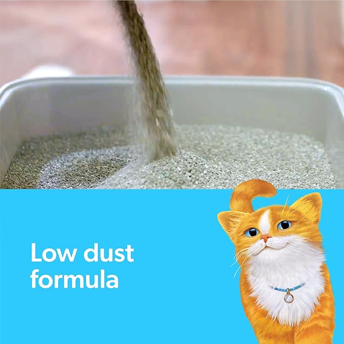 Fresh Step Advanced Simply Unscented Clumping Litter, Fresh Step Unscented Cat Litter Fights Odor on Contact, 37 lbs. (2 x 18.5 lb. Box)