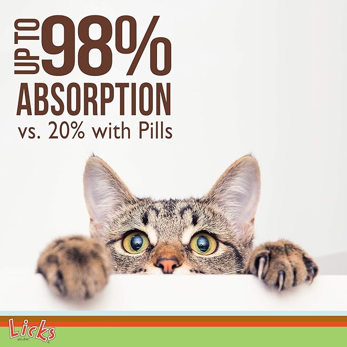 Cat Hairball Support - Cat Grooming Supplies Remedy - Beeswax & Cod Liver Oil Hairball Control - Skin Supplement - Gel Packets - 30 Use