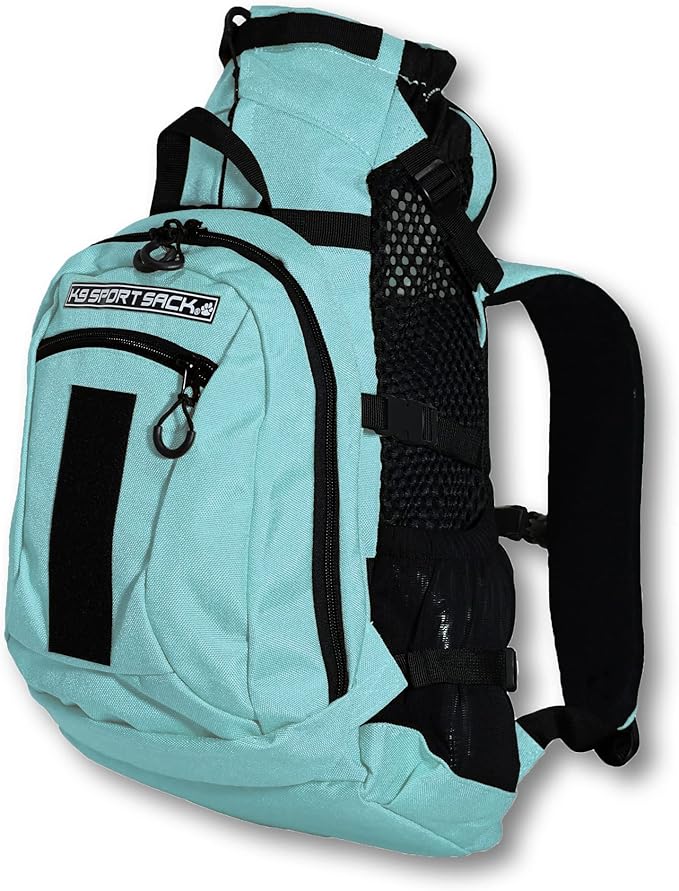 K9 Sport Sack | Plus 2 | Adjustable Dog Carrier Backpack (Small - Summer Mint)