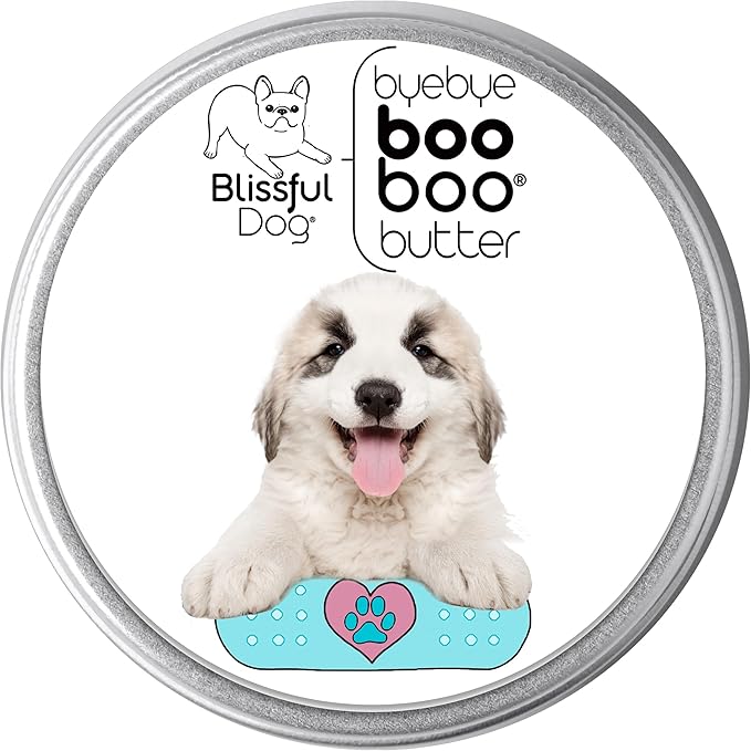 The Blissful Dog 8 oz TIN Great Pyrenees Booboo Butter