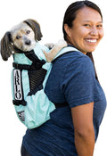 K9 Sport Sack Air 2 - Medium, Summer Mint - Ideal for Dogs with 17-19” Back Length - Durable, Breathable Backpack-Style Carrier - Perfect for Walks, Short Hikes & Public Transportation