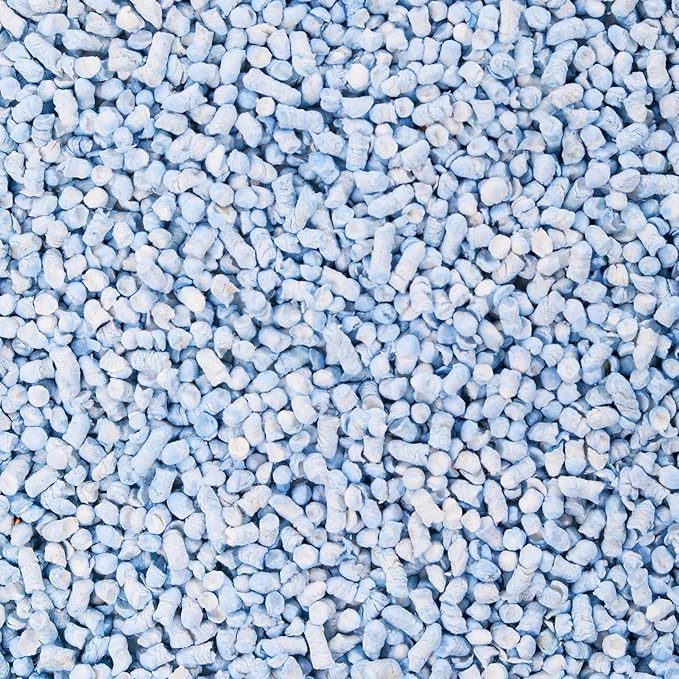 mini&moe Rabbit Bedding Guinea Pig Bedding Paper Pellet Bedding: Odor Control & Moisture Absorbent Natural Paper Pellet Bedding - for Small Animal Guinea Pigs, Rabbits,Hamsters Bedding 1.98lb