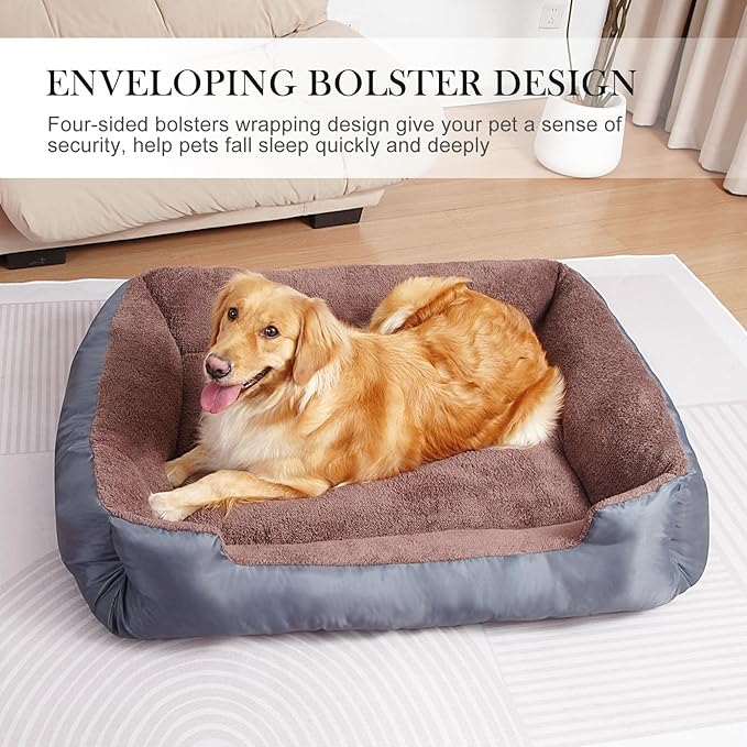 Pet Dog Bed, Comfy and Soft Dog Bed, Extra Large Pet Bed for Large Dogs with Non-Slip Bottom