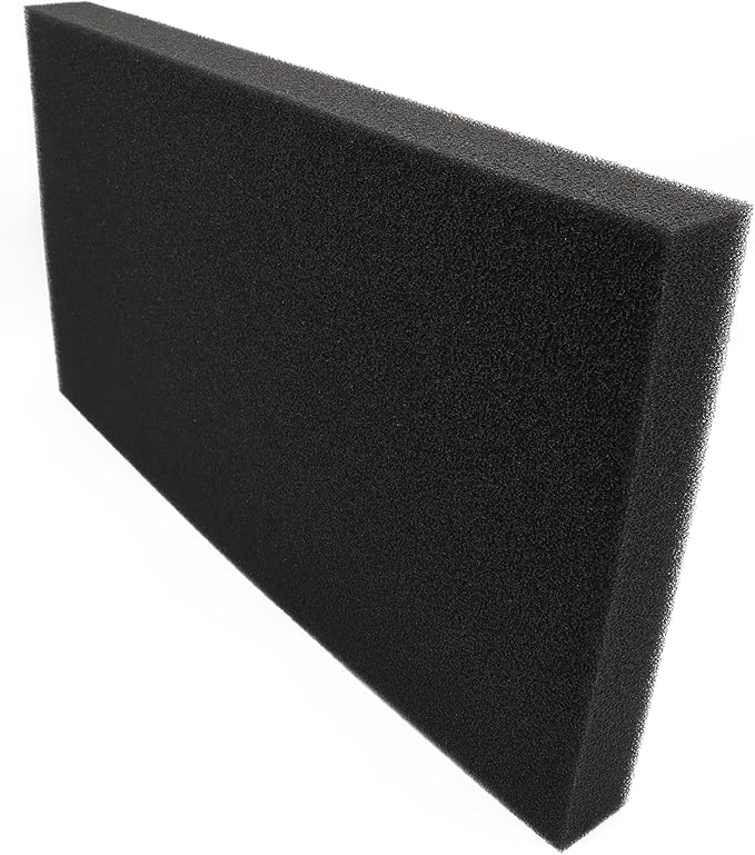 Aquarium Bio Sponge Pad Filter Media for Fish Tank,20/30/40PPI Open Cell Coarse Foam Block Foam Pre Filter Sponge (23" Lx 12.5" W x 2" H 40PPI)