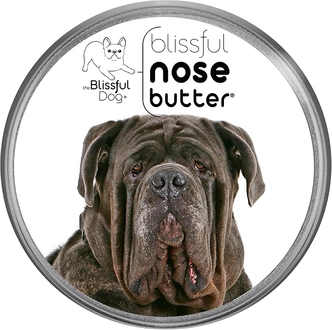 The Blissful Dog Neapolitan Mastiff Unscented Nose Butter - Dog Nose Butter, 8 Ounce