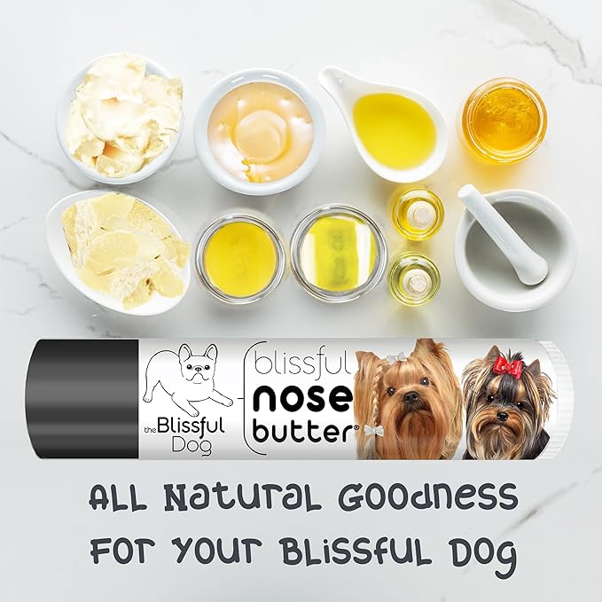 The Blissful Dog Yorkshire Terrier Unscented Nose Butter, 0.15-Ounce