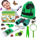 Kids Explorer Kit & Bug Catcher Kit, Camping Gear for Kids, Outdoor Exploration Set with Backpack & Binoculars, Ideal Outdoor Adventure Toys for Boys Girls 3-12