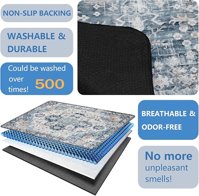 Washable Pee Pads for Dogs 2 Pack, Absorbent Reusable Puppy Pads Waterproof, Leakproof & Non-Slip Whelping Pad, Potty Training Pads for Dogs Playpen Mat 24x36