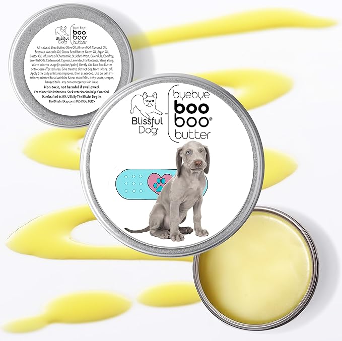 The Blissful Dog Weimaraner Boo Boo Butter, 16 oz.