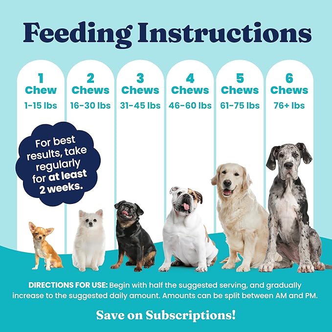 Solid Gold Calming Chews for Dogs - Dog Calming Chews w/Melatonin for Separation, Stress & Hyperactivity Relief - Supports Relaxation for Travel, Fireworks & Storms - All Ages & Sizes - Bacon 120ct