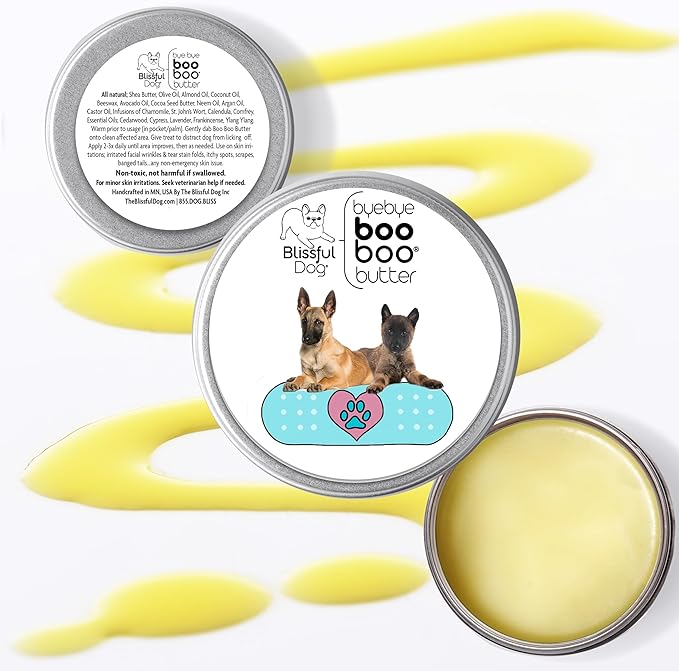 The Blissful Dog 4 oz TIN Belgian Malinois Booboo Butter