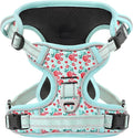 Timos Dog Harness, No-Pull Pet Harness with 2 Leash Clips, 3 Snap Buckles Adjustable Soft Padded Dog Vest, Reflective No-Choke Pet Oxford Vest with Easy Control Handle for Small Medium Large Dogs