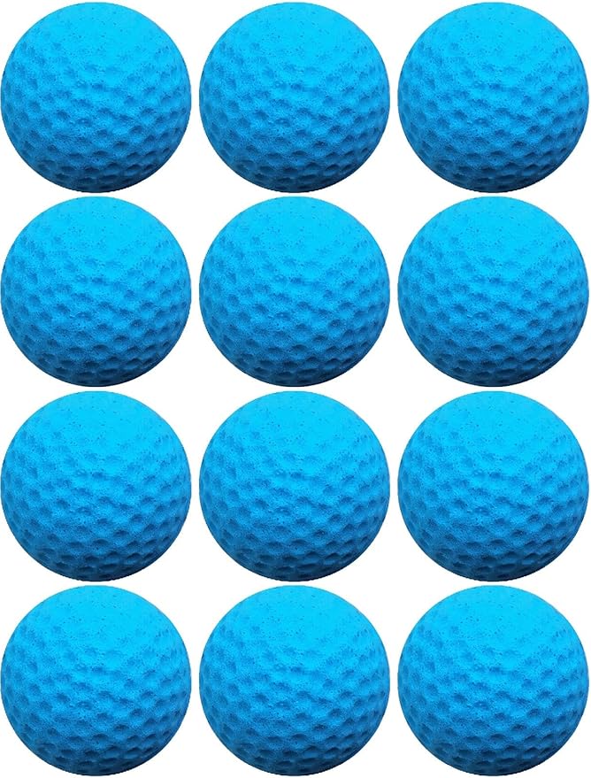 Cat Golf Balls for Indoor Cats Toy Ball Kitten Toys Interactive Cat Ball Sponge Foam Sponge Soccer Balls (Blue)
