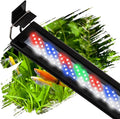 Led Aquarium Light, Full Spectrum Fish Tank Lights, 30 Inch Freshwater Fishtank Hood Lighting for Grow Fish, Plants, Adjustable from 24 to 30in