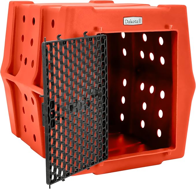 Dakota 283 Crate - Canine Rough and Tough Economy Kennel (Orange, Intermediate)