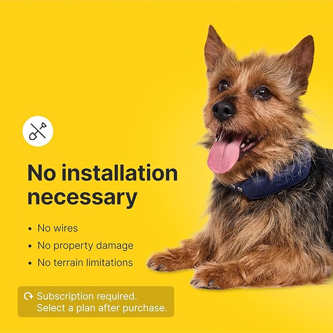 Halo Collar 4, All New GPS Wireless Dog Fence & Dog Training Collar with GPS Tracker, Subscription Required, Waterproof, One Size, Graphite