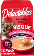 Delectables Lickable Wet Cat Treats - Tuna & Chicken, 1.4 Ounce (Pack of 12)