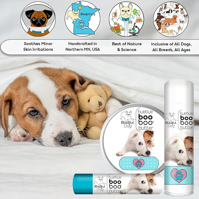 The Blissful Dog .50 oz Tube Jack Russell Terrier Booboo Butter